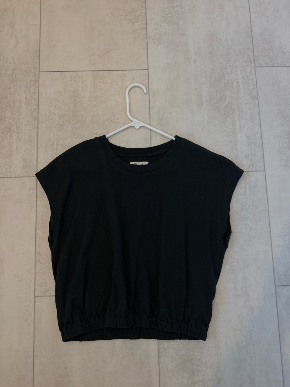 Madewell Cinched Bottom Top